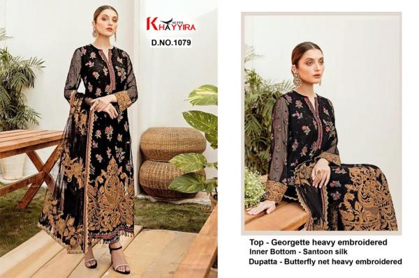 Khayyira La-Fluer Fancy Georgette Embroidery Pakistani Salwar